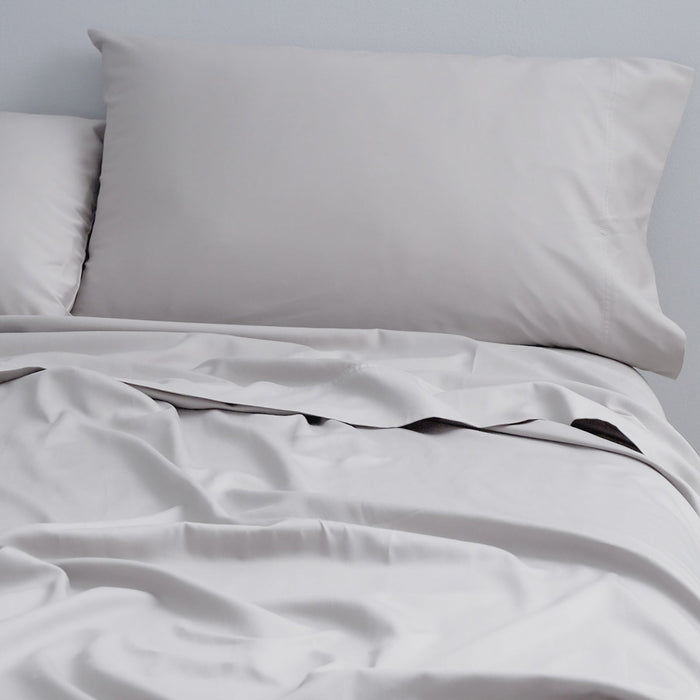 Organic Cotton Sheet Sets 250 Thread Count Silver