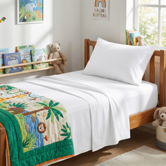 Bamboo Cotton sheets 500 TC set White