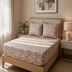 Downton Floral Pure Cotton Fitted Sheet Combo