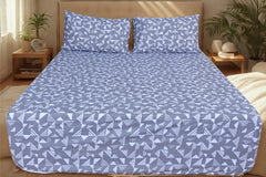 GeoAbstract Pure Cotton Fitted Sheet Combo