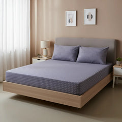 Hobart Mist Pure Cotton Fitted Sheet Combo