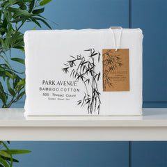 Kids Bamboo Cotton sheets 500 TC set White