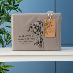 Kids Bamboo Cotton sheets 500 TC set Pewter