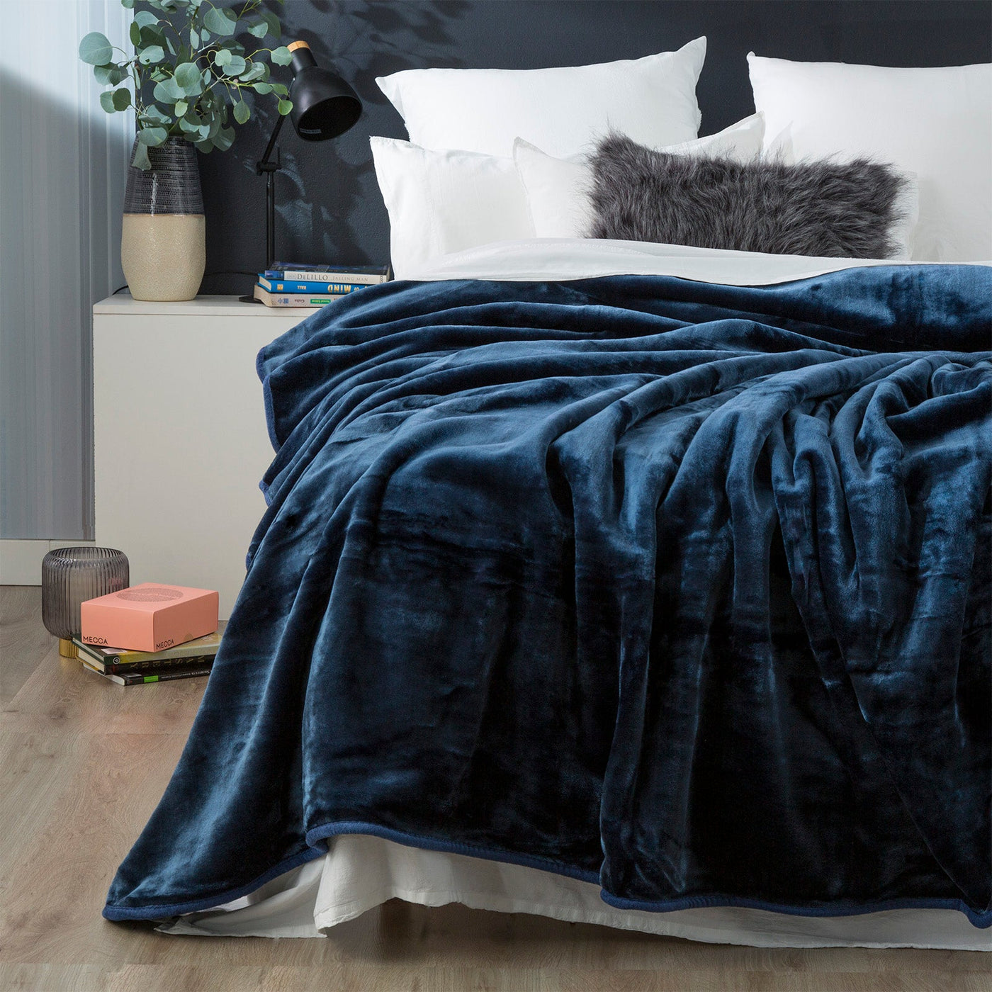 Mink Blanket Queen/King Indigo
