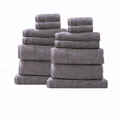 Aireys Quick dry Bath Towel Sets Nickel