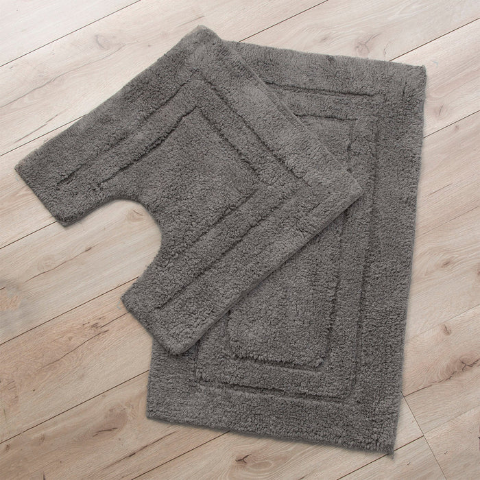 Non-Slip Microfiber Bath Mats Set