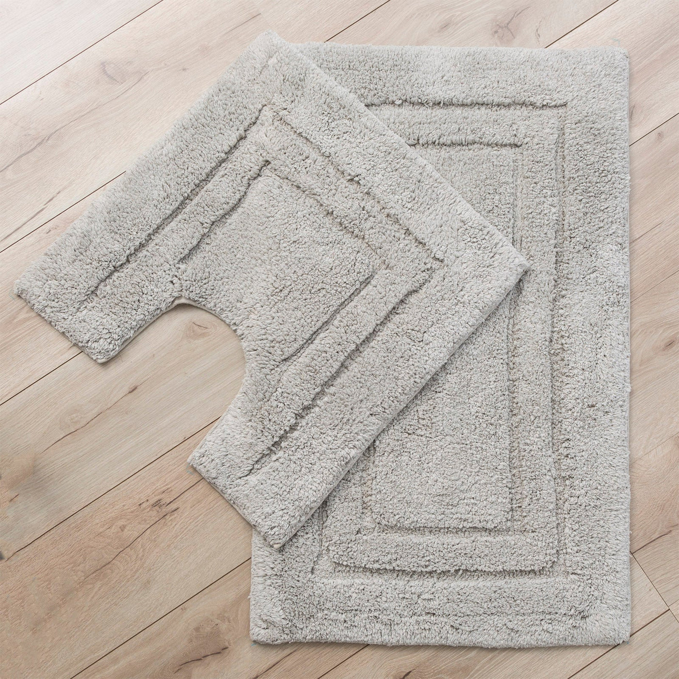 Bath Mat 2 Piece Tufted Bath Mat set Linen