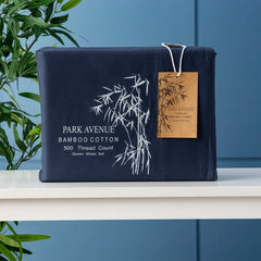 Kids Bamboo Cotton sheets 500 TC set Indigo