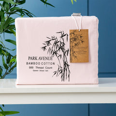 Kids Bamboo Cotton sheets 500 TC set Peach