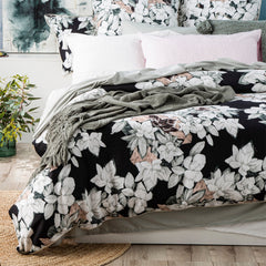 Ivy Quilt cover set 300 Thread Count Cotton Reversible