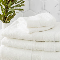 Stella Bamboo Towels White