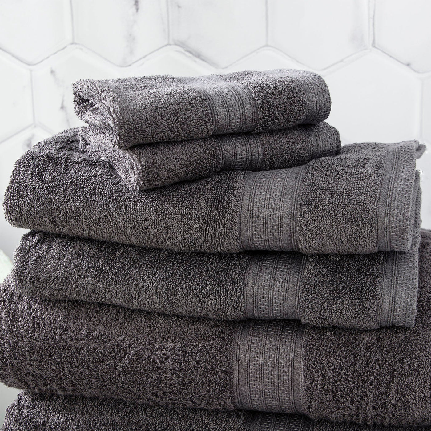 Stella Bamboo Towels Charcoal