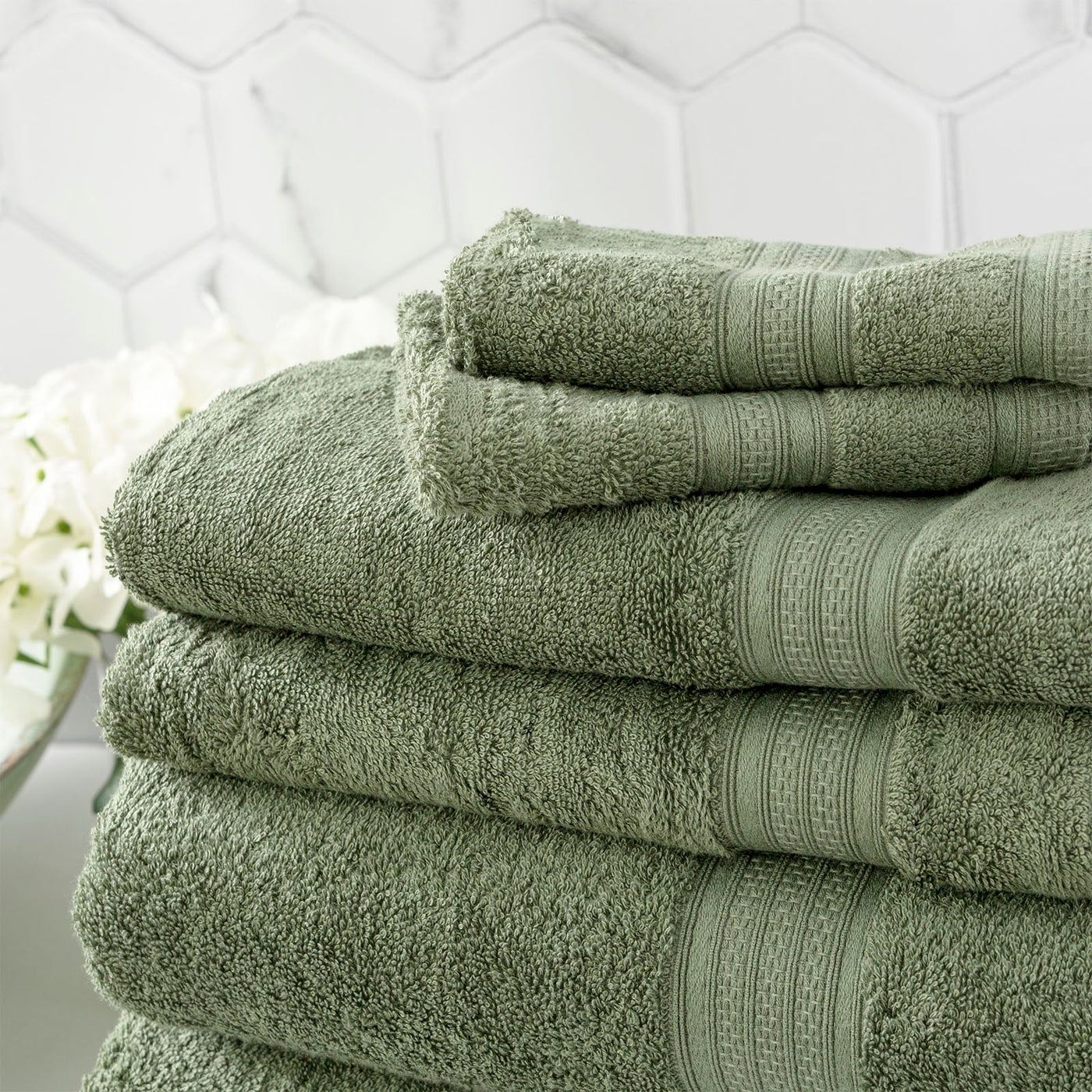 Stella Bamboo Towels Jade