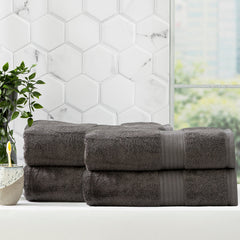 Stella Bamboo Towel Sets Charcoal