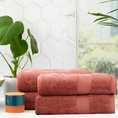 Stella Bamboo Towel Sets Brick