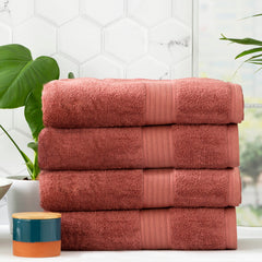 Stella Bamboo Towel Sets Brick