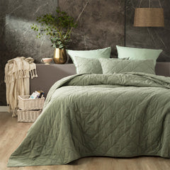 Attwood Quilted Coverlet Fern