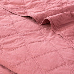 Attwood Quilted Coverlet Rose
