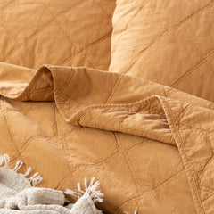 Attwood Quilted Coverlet Wood