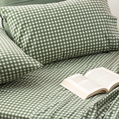 Kids Flannelette Sheet Set Egyptian Cotton Gingham