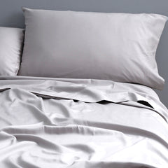 Cotton Natural 500 Thread Count Sheet Set Silver