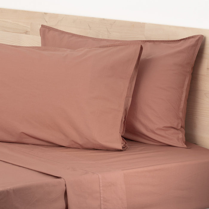 Sheet Set Helena Stone washed Redwood
