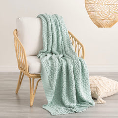 Throw Cotton Knitted Lenni Starlight