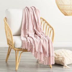 Chenille Newland Throw Lotus
