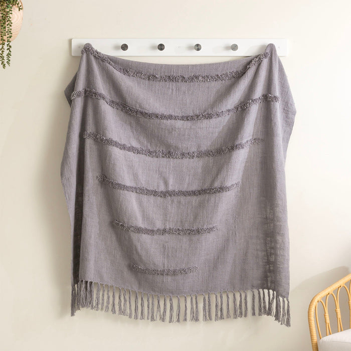 Throw Cambridge Cotton Tufted Moonlike