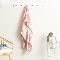 Throw Vinatge washed Textured Cotton Ray Striped Mystic
