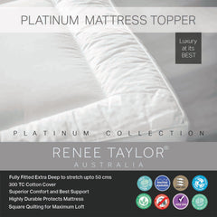 Platinum Mattress Topper High loft 1500 GSM