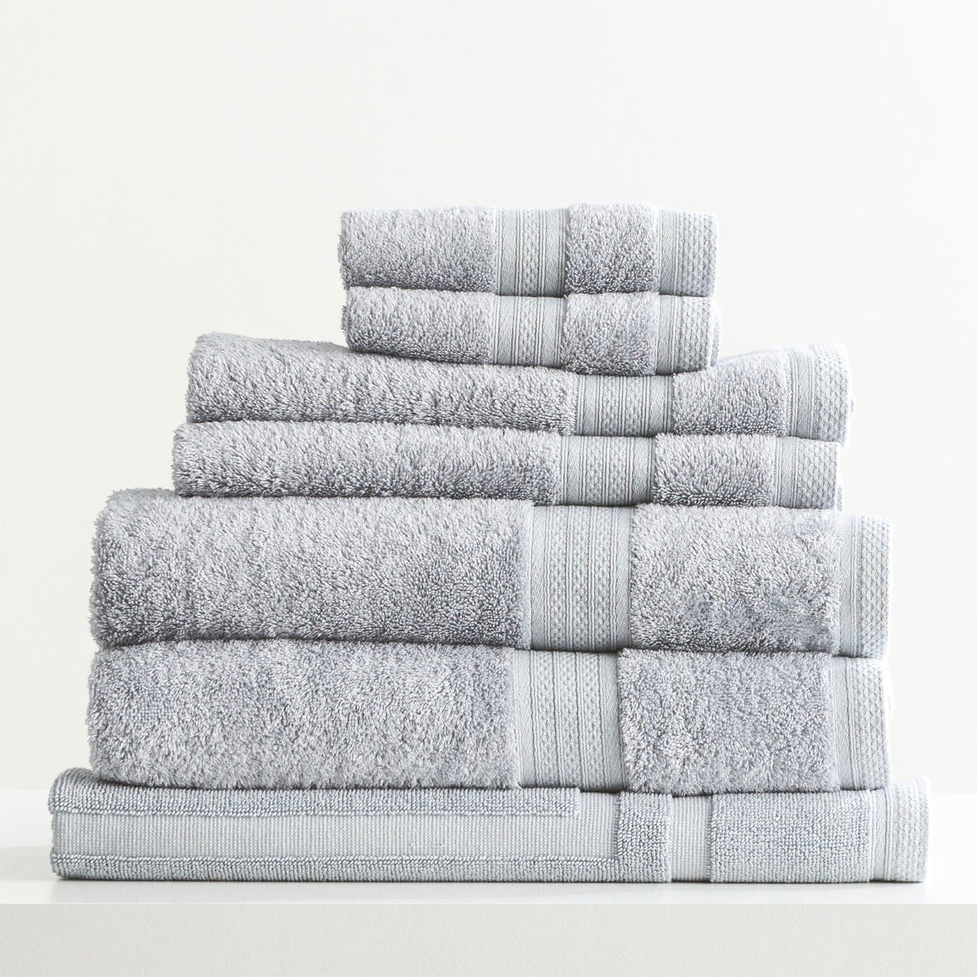 Stella Bamboo Towel Sets Silver