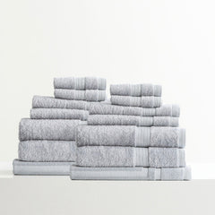 Stella Bamboo Towel Sets Silver