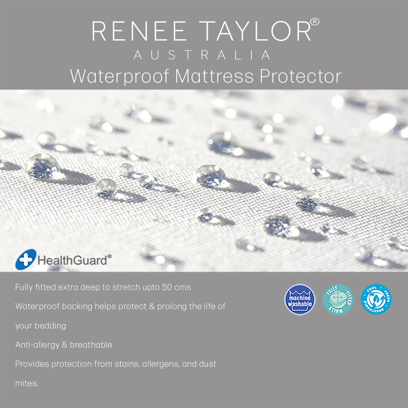 Waterproof Mattress Protector Terry Cotton