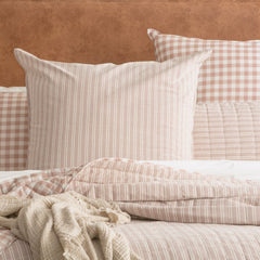 Vintage washed Alison Quilted Coverlet Set Clay