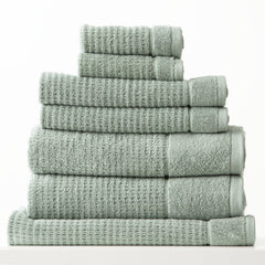 Cambridge Waffle Towel Sets Eucalyptus
