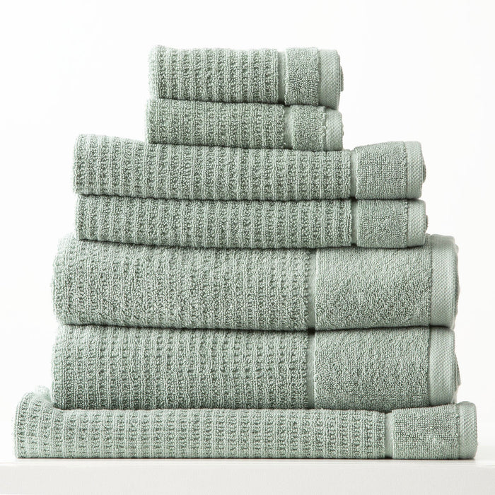 Cambridge Waffle Towel Sets Eucalyptus