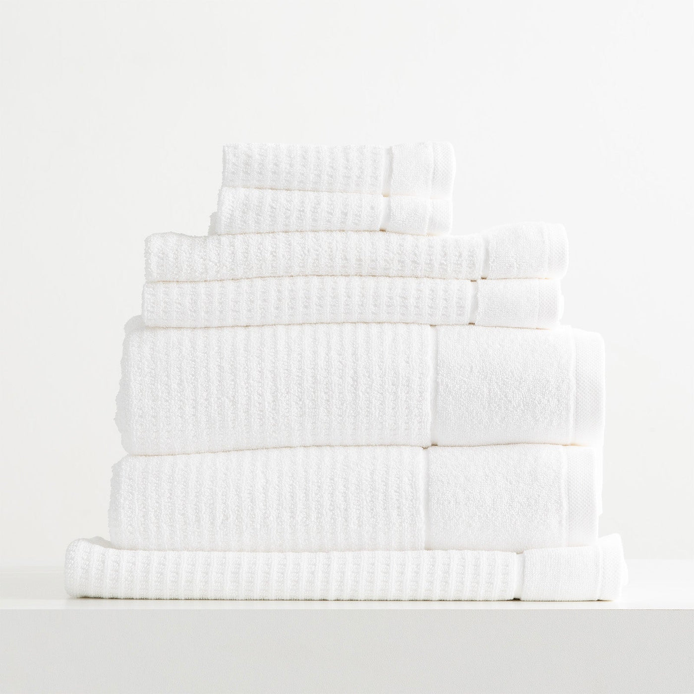 Cambridge Waffle Towel Sets Snow