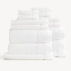 Cambridge Waffle Towel Sets Snow