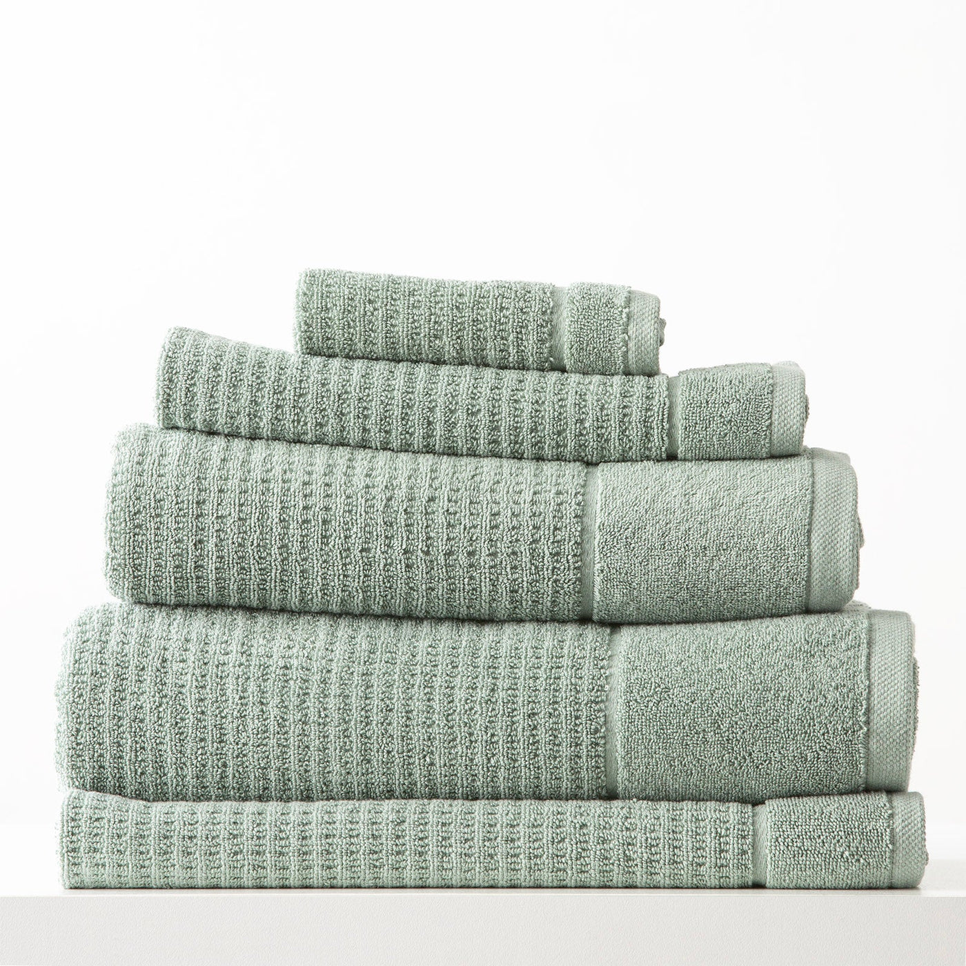 Cambridge Waffle Towels Eucalyptus