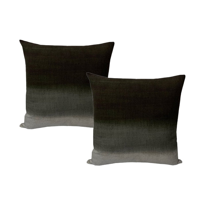 Mira Cotton Digital Printed Cushions Grey 50 x 50 Cms Twin Pack