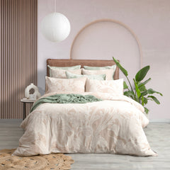 Bentley Quilt cover set Cotton Jacquard Nude