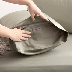 Kids Bamboo Cotton Fitted Sheet & pillowcase Set Jade
