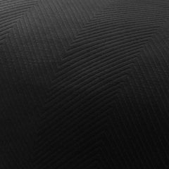 Chevron Jacquard Quilt cover set Black