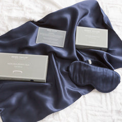 Silk Pillowcase Navy