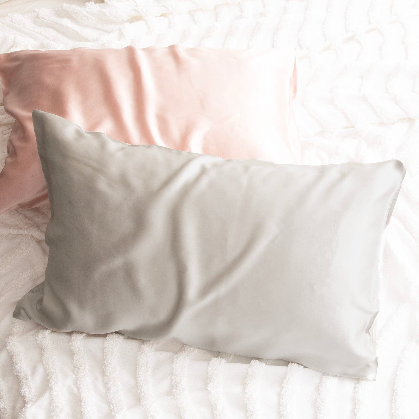 Silk Pillowcase Silver
