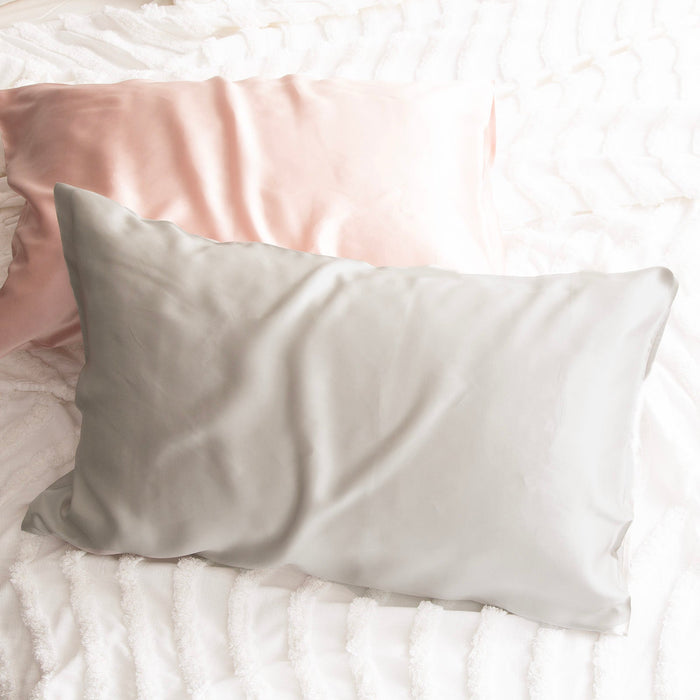 Silk Pillowcase Silver