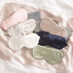 Silk Eye Mask Silver
