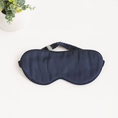 Silk Eye Mask Navy