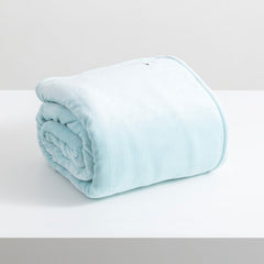 Plush Velvet Blanket Blue